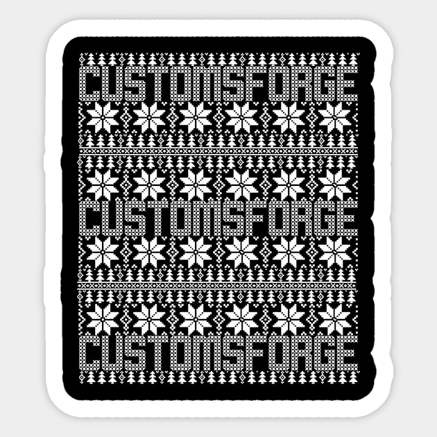 CustomsForge Christmas Sticker by CustomsForge